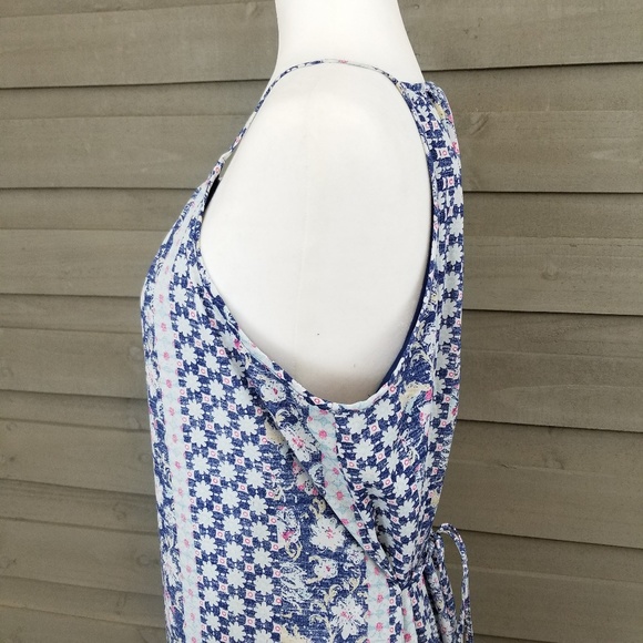 GAP Floral Shift Halter Neck Midi Dress (XS) - Picture 3 of 6